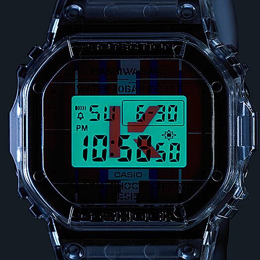 Casio G-Shock DWE-5600KS-7DR Kashiwa Sato Interchangeable Digital Watch – detail view