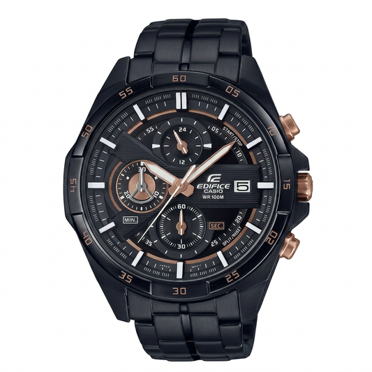 Casio Edifice EFR-556DC-1AVUDF Denim Carbon Chronograph Watch – Black