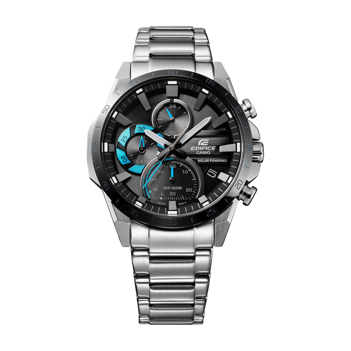 Casio Edifice EQS-940DB-1BVUDF Solar Sapphire Premium Analog Watch – Blue – dial close-up