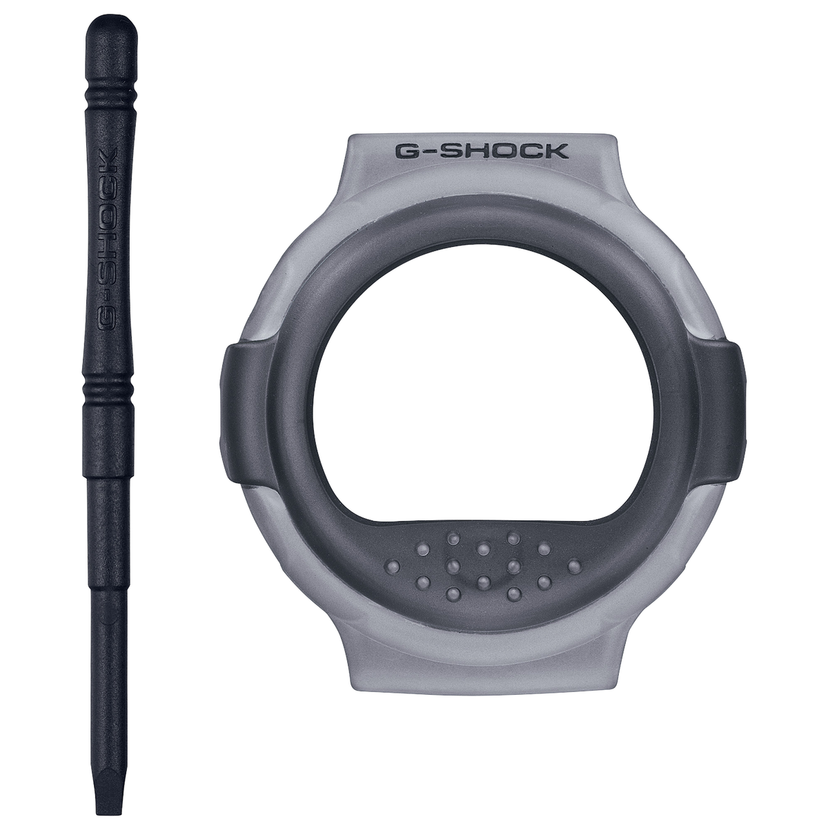 Casio G-Shock G-B001MVB-8DR Bluetooth Interchangeable Bezel Watch – bezel detail