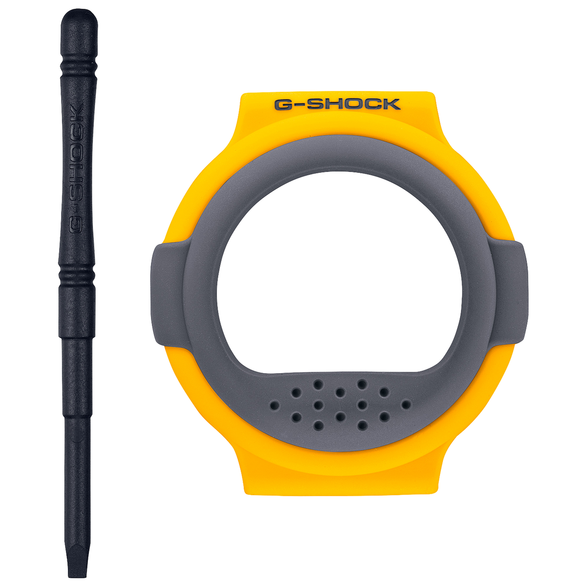 Casio G-Shock G-B001MVE-9DR Bluetooth Interchangeable Bezel Watch – bezel detail