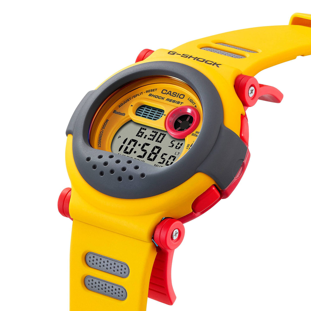 Casio G-Shock G-B001MVE-9DR Bluetooth Interchangeable Bezel Watch – side view