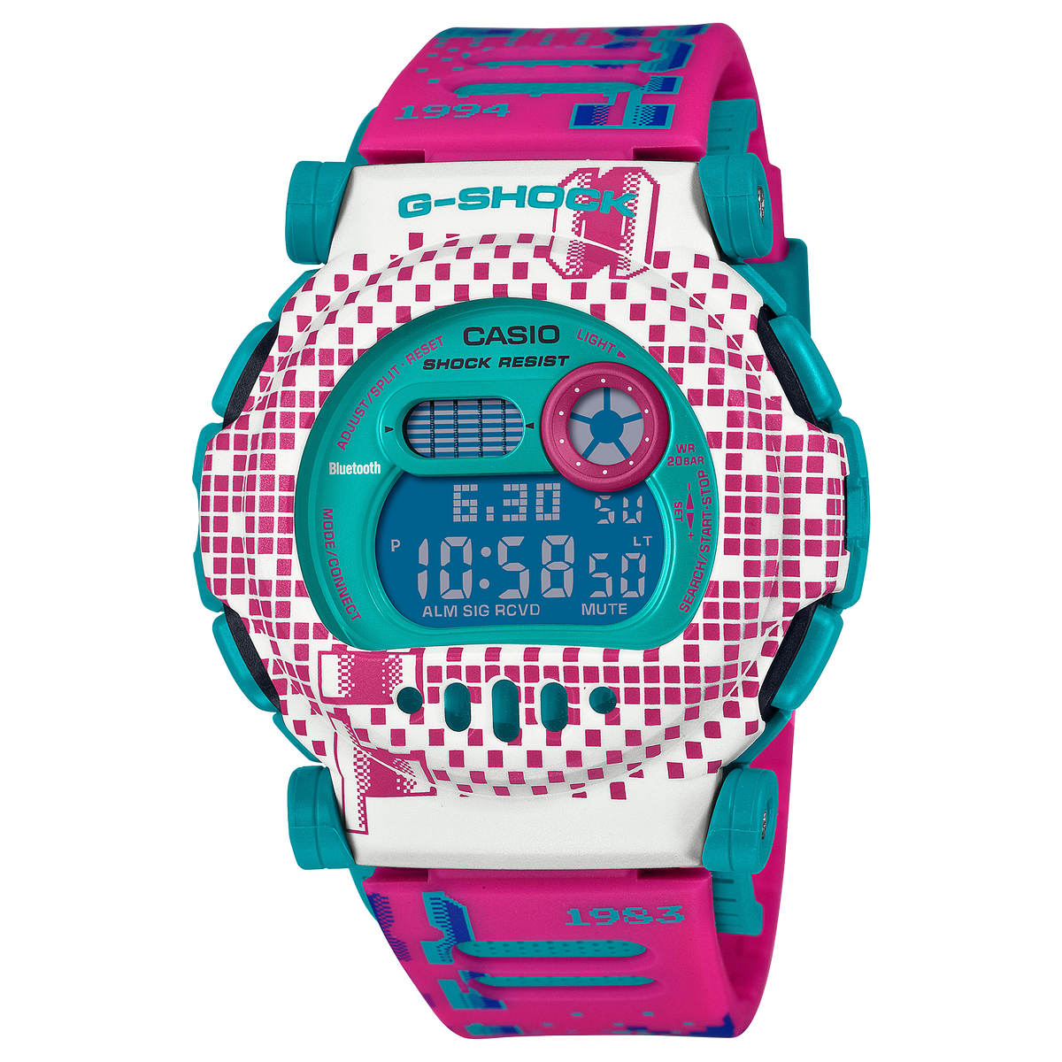 Casio G-Shock G-B001RG-4DR Translucent Bezel Bluetooth Watch – without bezel