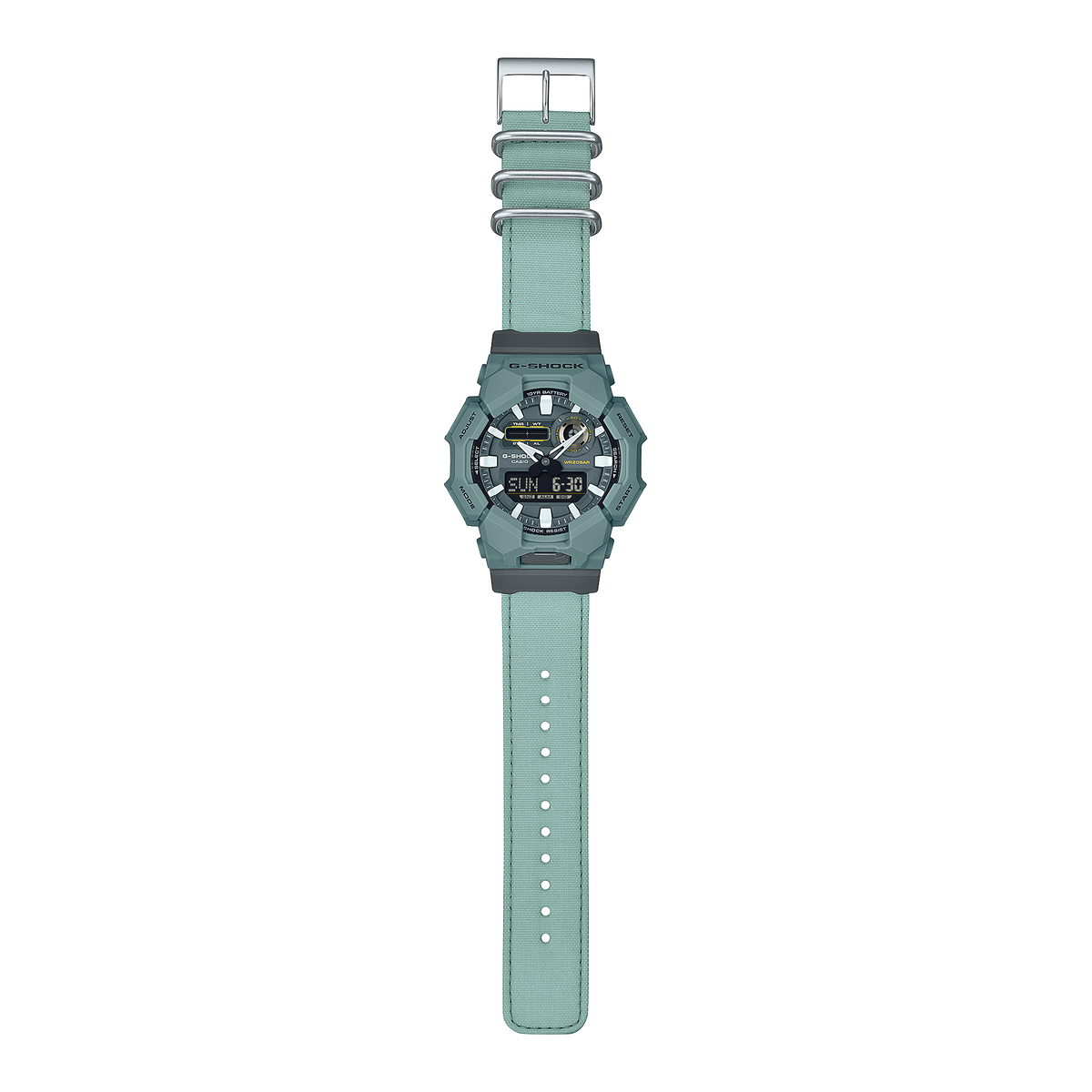 Casio G-Shock GA-010CE-2A CORDURA Band Analog-Digital Watch – angle view