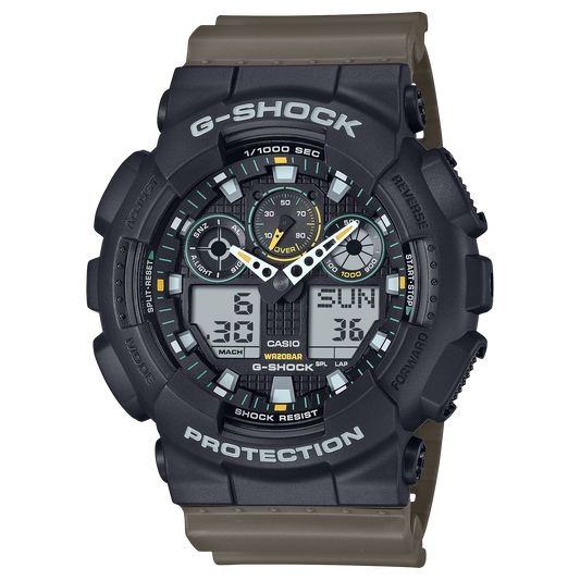 Casio G-Shock GA-100TU-1A3 Utility Analog-Digital Watch product photo