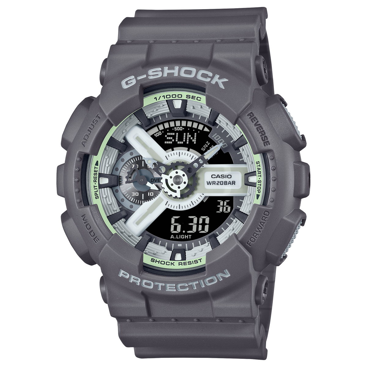 Casio G-Shock GA-110HD-8A Glow-in-the-Dark Analog-Digital Watch product photo