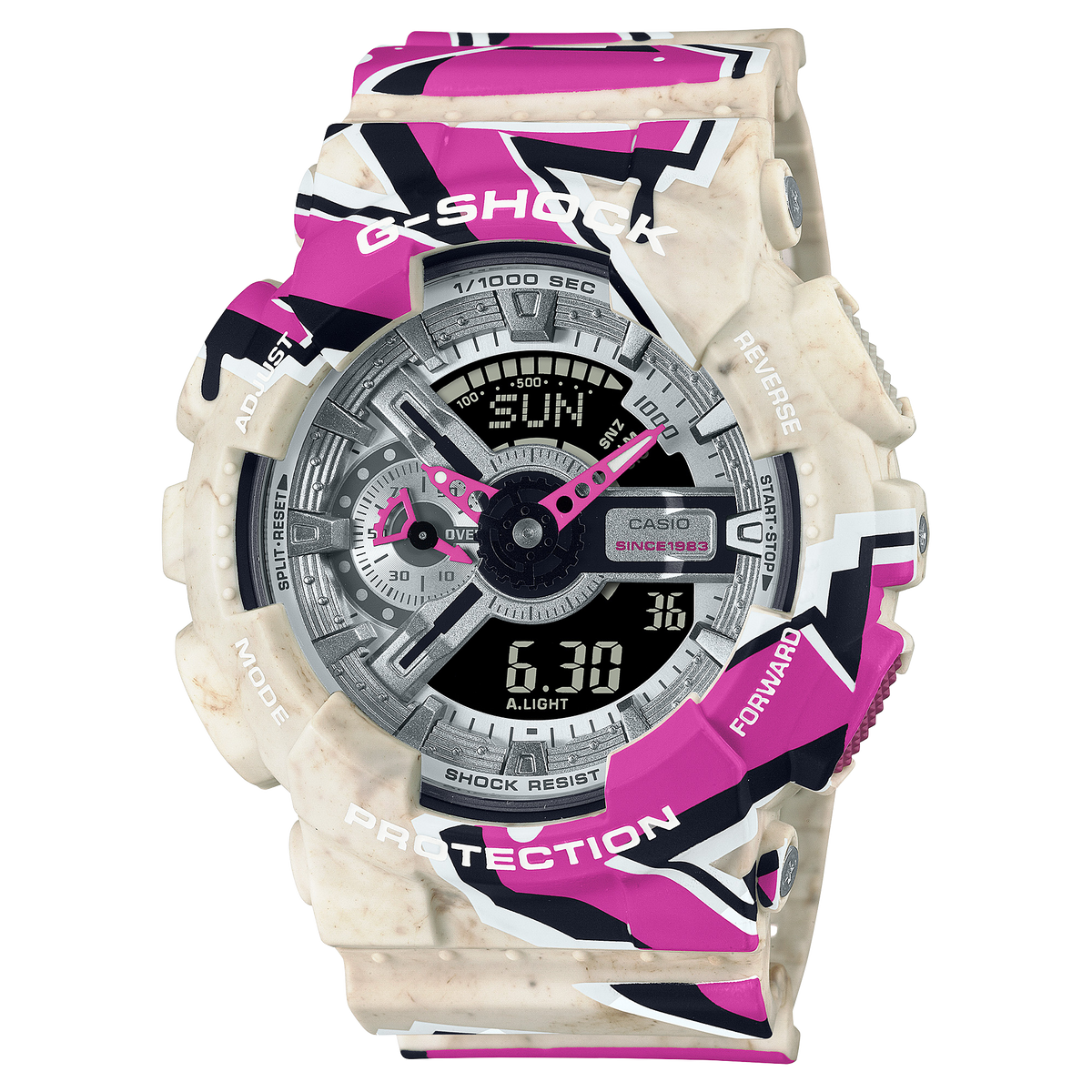 Casio G-Shock GA-110SS-1ADR Street Spirit Graffiti Watch product photo