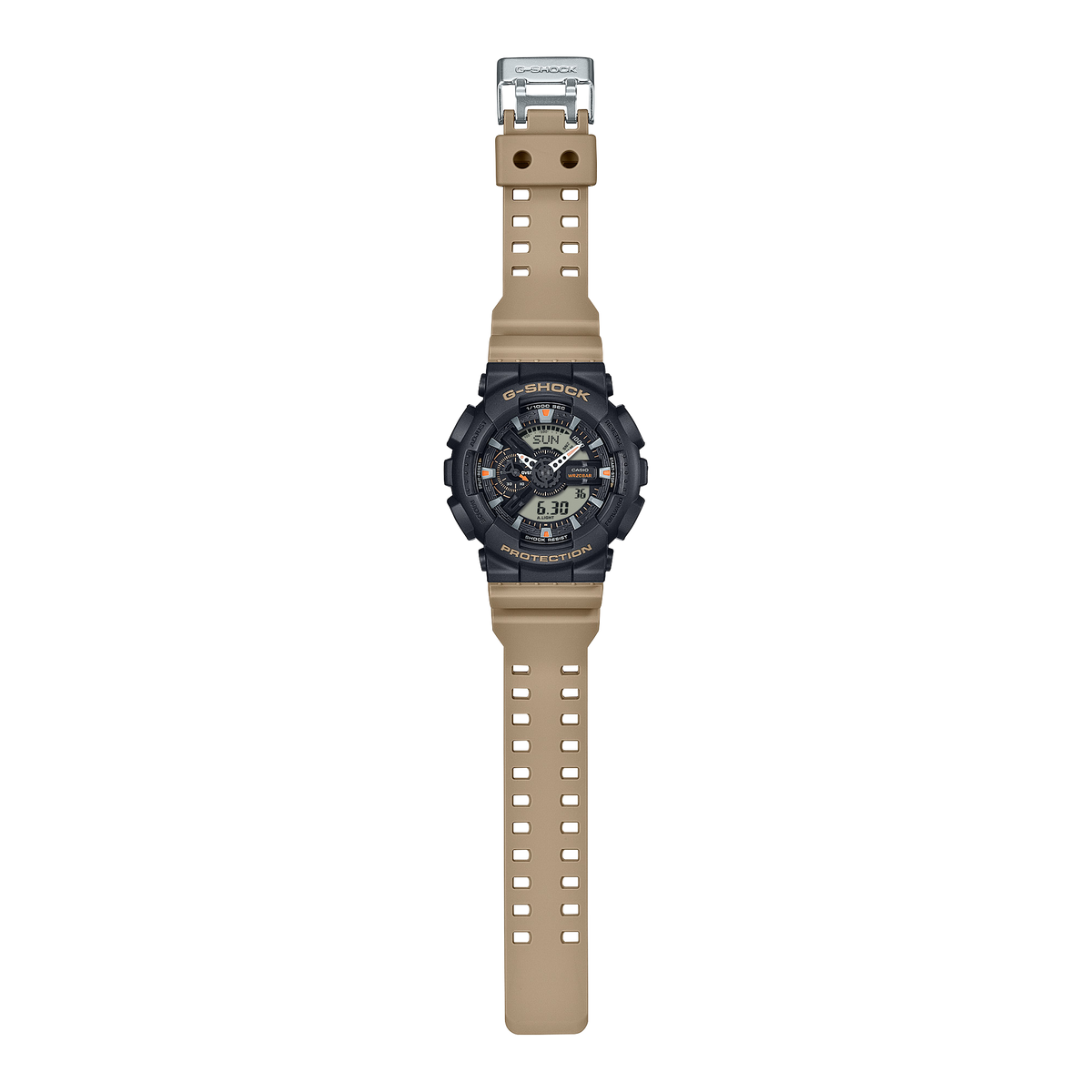 Casio G-Shock GA-110TU-1A5DR Big Case Analog-Digital Watch – angle view