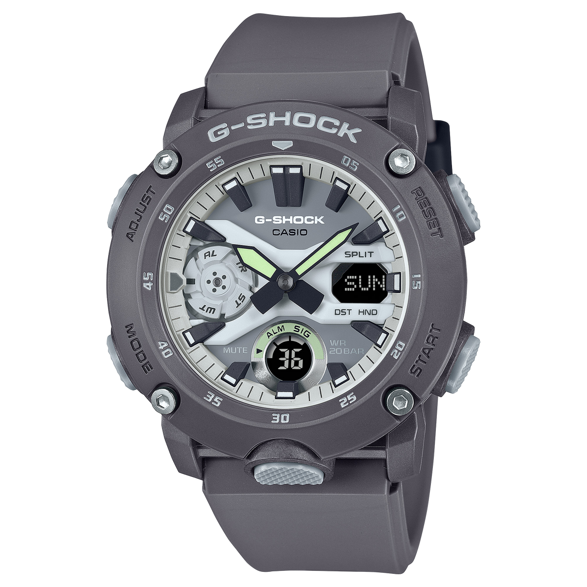 Casio G-Shock GA-2000HD-8A Monochrome Carbon Core Guard Watch product photo