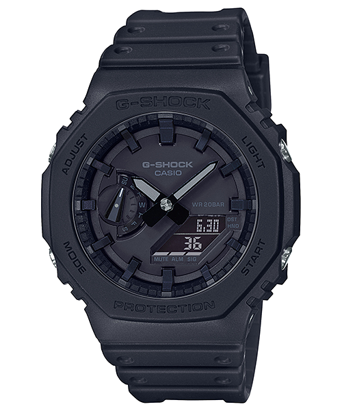 Casio G-Shock GA-2100-1A1 CasiOak - front view