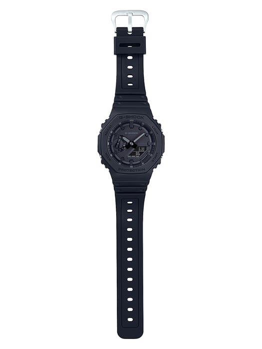 Casio G-Shock GA-2100-1A1 CasiOak - angle view