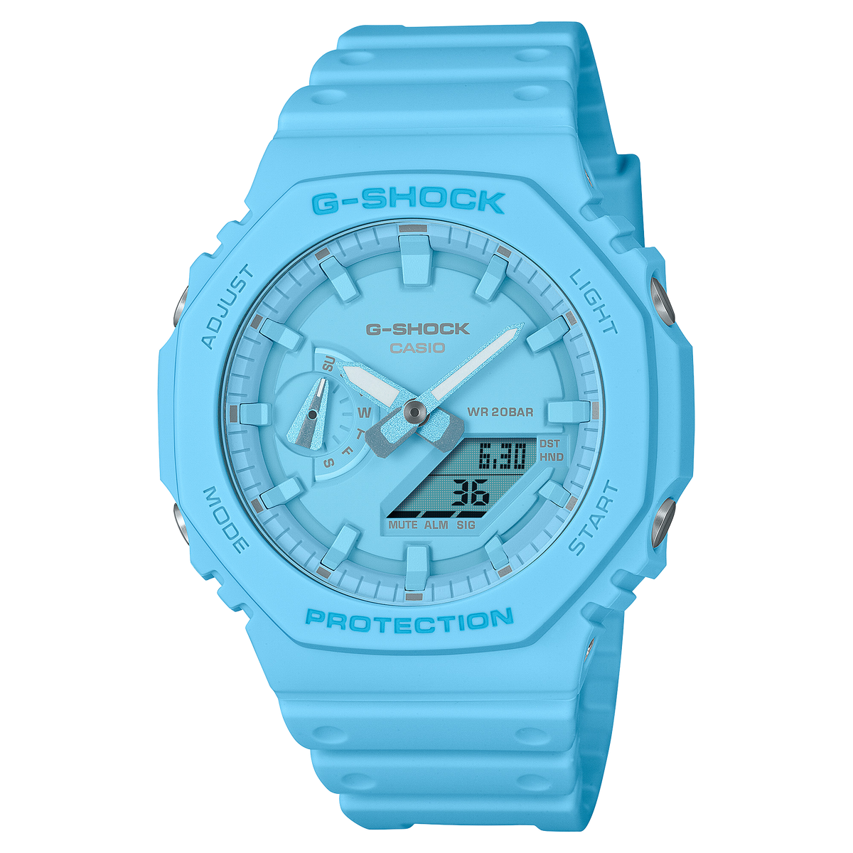 Casio G-Shock GA-2100-2A2 Tone-on-Tone Octagon Watch product photo
