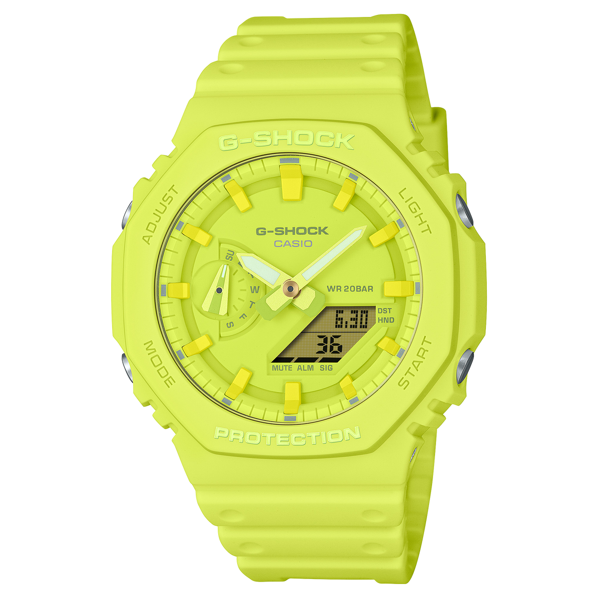 Casio G-Shock GA-2100-9A9DR Tone-on-Tone Octagon Watch product photo