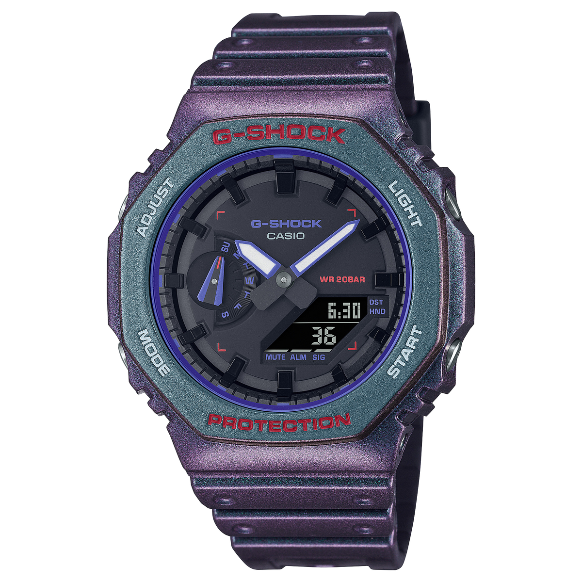 Casio G-Shock GA-2100AH-6A Polarized Colour-Shift Octagon Watch product photo
