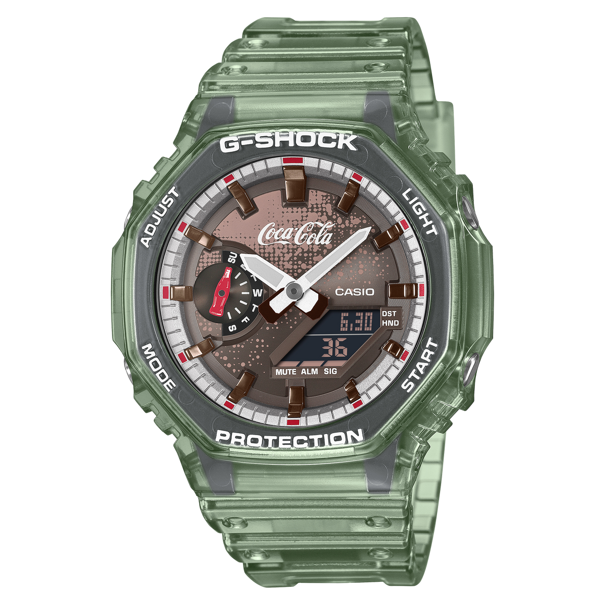 Casio G-Shock GA-2100CC-3A Coca-Cola Collaboration Octagon Watch product photo