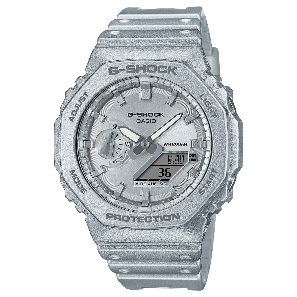 Casio G-Shock GA-2100FF-8ADR Forgotten Future Watch – Metallic Silver product photo
