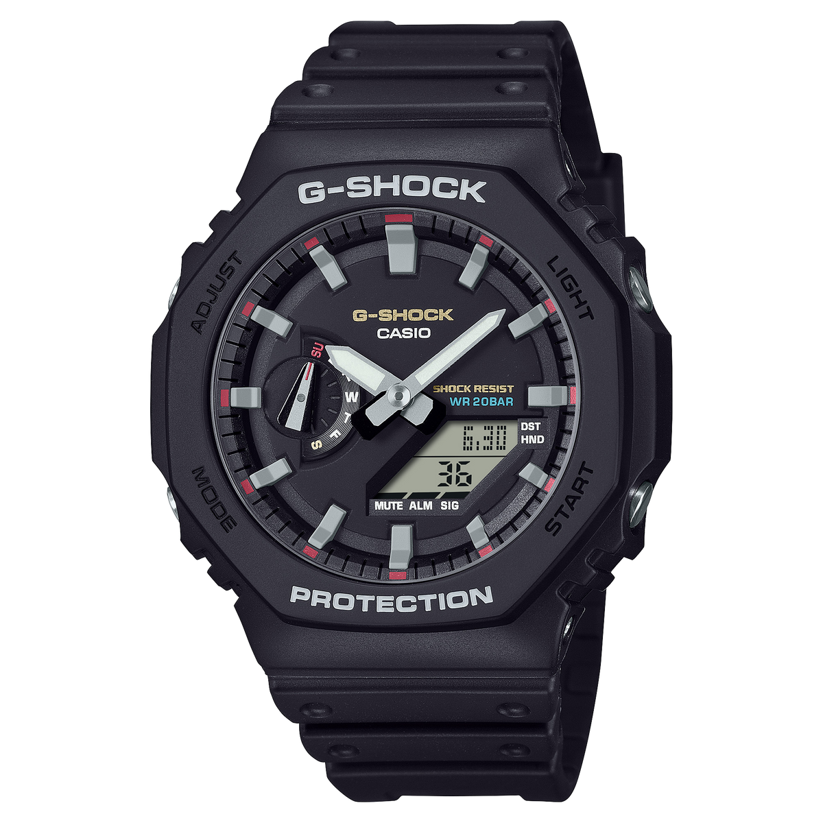 Casio G-Shock GA-2100RL-1ADR CasiOak Resin Link Watch