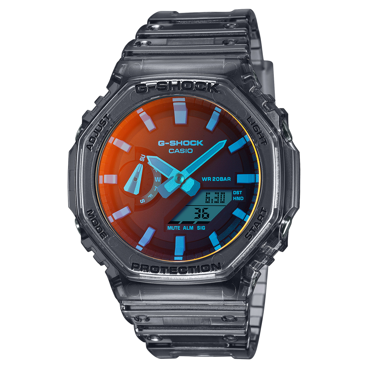 Casio G-Shock GA-2100TLS-8ADR Translucent Analog-Digital Watch product photo
