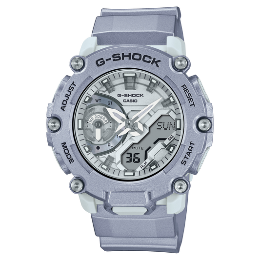 Casio G-Shock GA-2200FF-8ADR Retro-Futuristic Analog-Digital Watch – Metallic Silver product photo