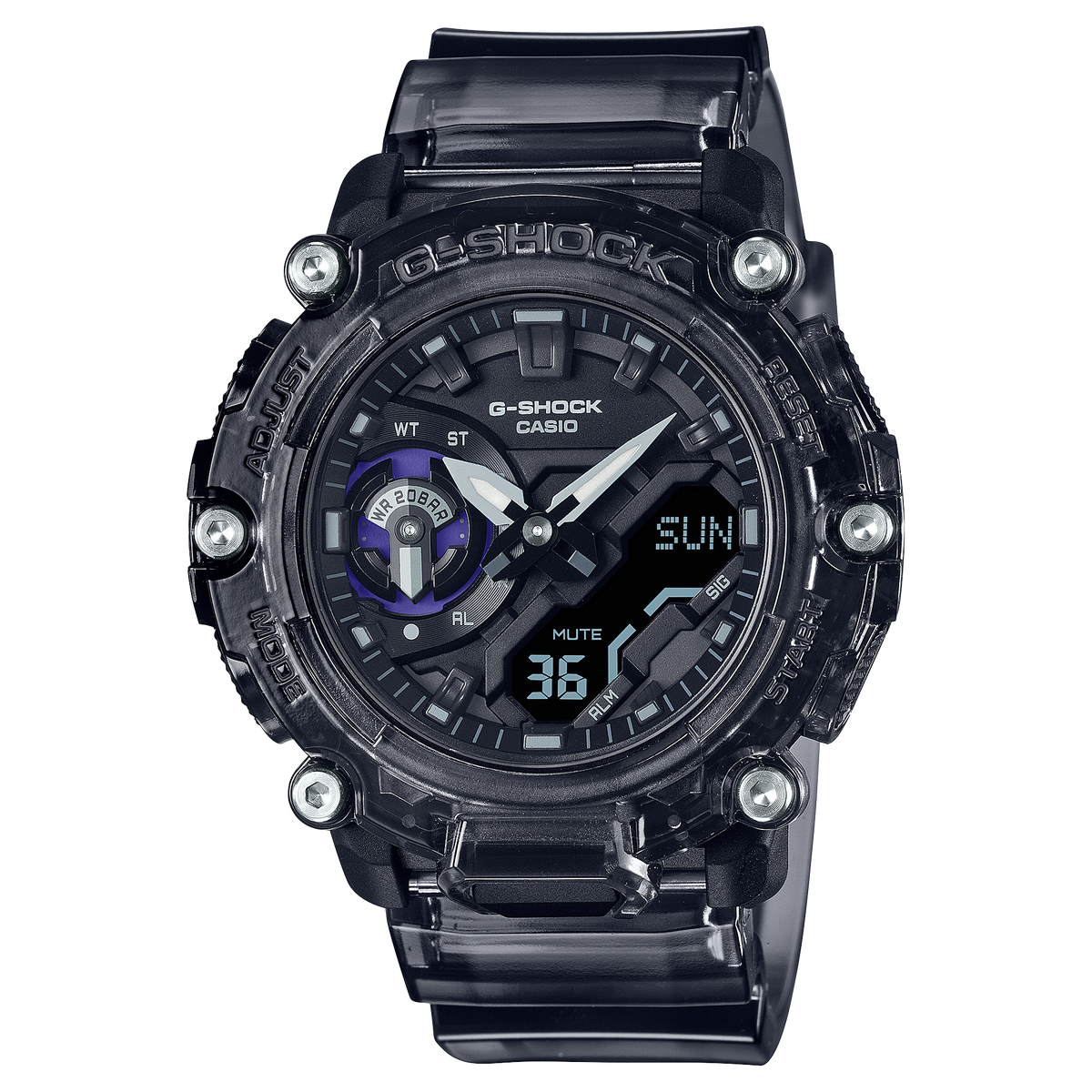 Casio G-Shock GA-2200SKL-8A Transparent Sporty Analog-Digital Watch product photo