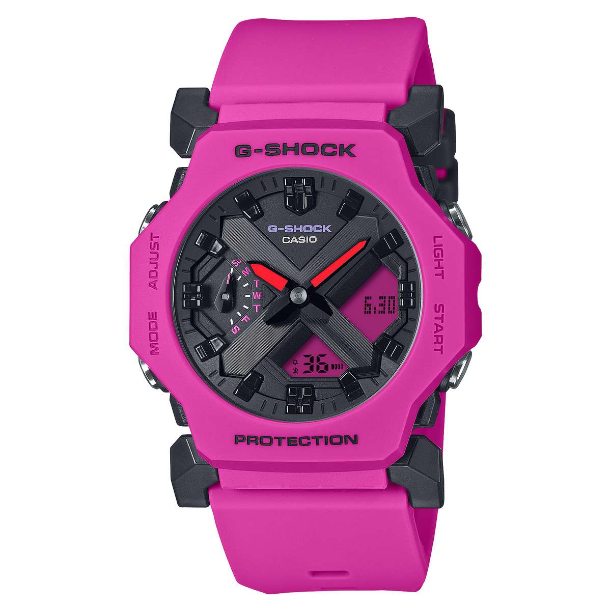 Casio G-Shock GA-2300-4ADR Compact Analog-Digital Watch – Pink product photo