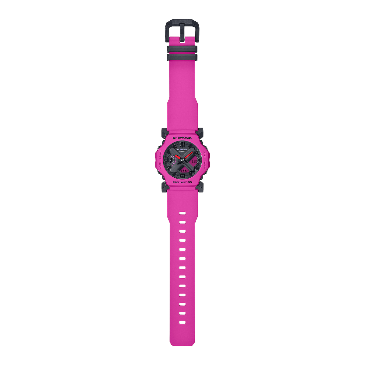 Casio G-Shock GA-2300-4ADR Compact Analog-Digital Watch – Pink – angle view