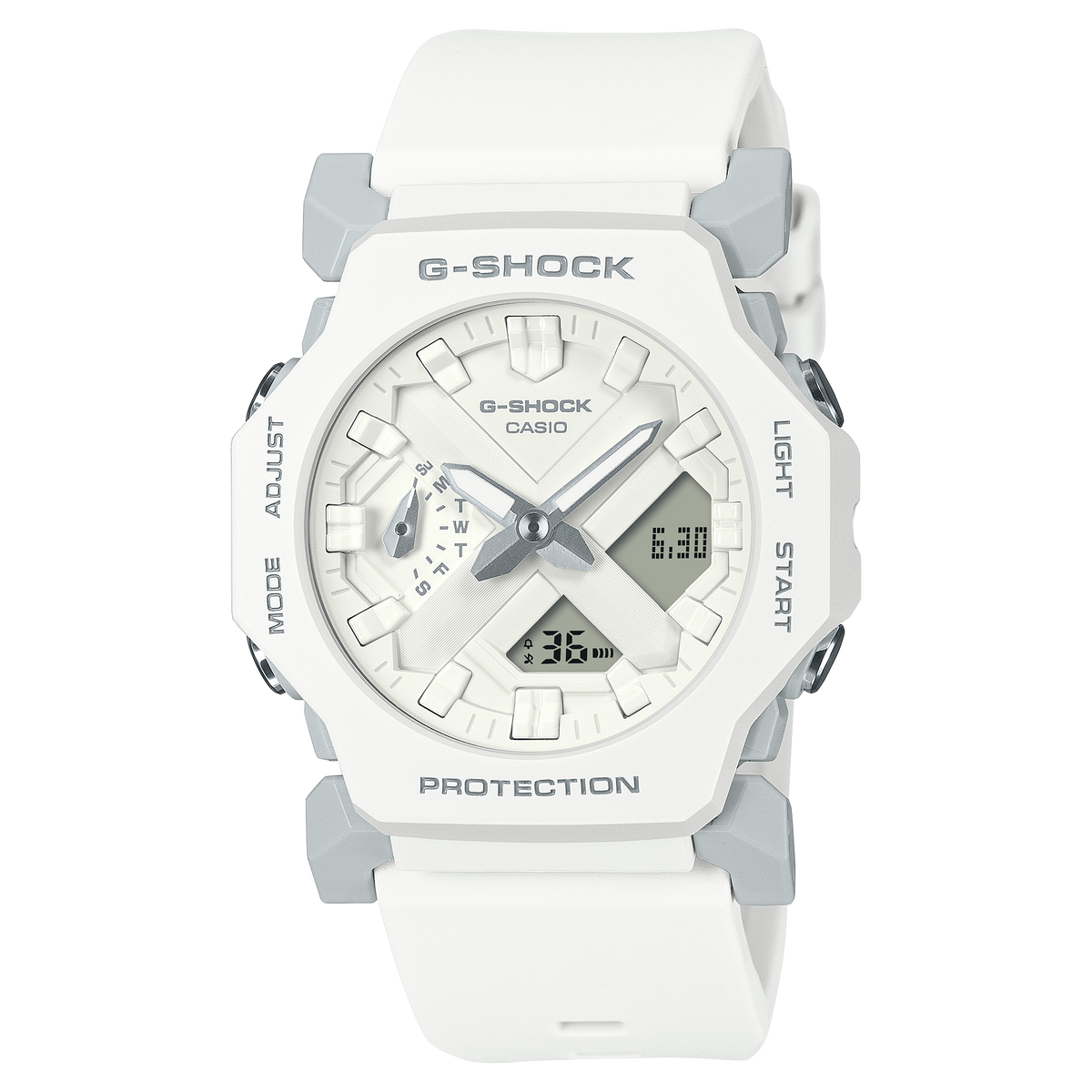 Casio G-Shock GA-2300-7ADR Compact Analog-Digital Watch – front view