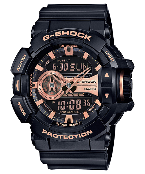 Casio G-Shock GA-400GB-1A4DR Black and Gold Analog-Digital Watch product photo