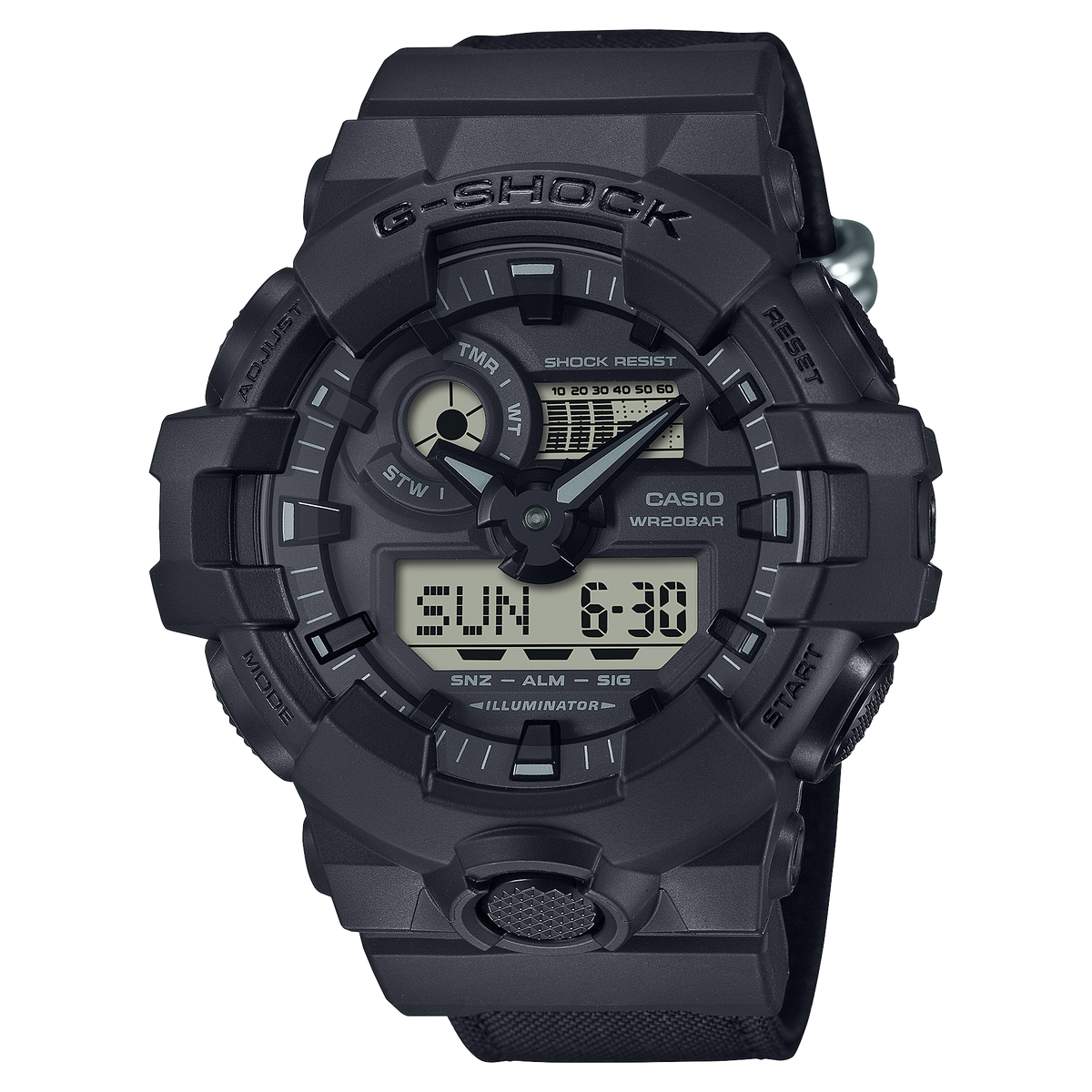 Casio G-Shock GA-700BCE-1A CORDURA Fabric Band Analog-Digital Watch product photo