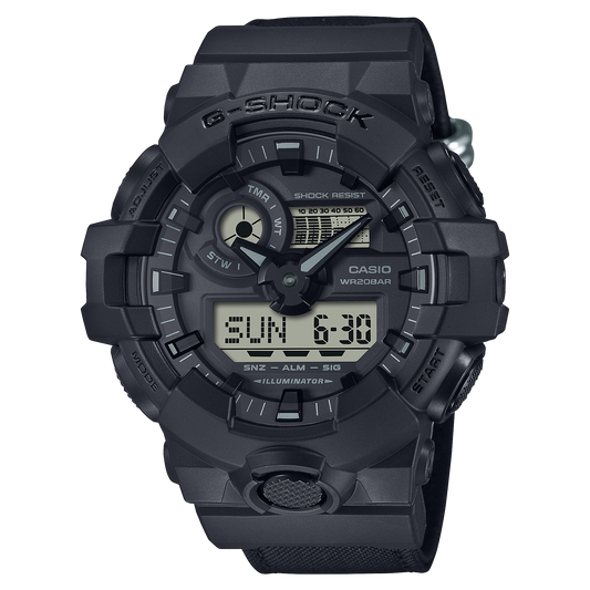 Casio G-Shock GA-700BCE-1A CORDURA Fabric Band Analog-Digital Watch product photo