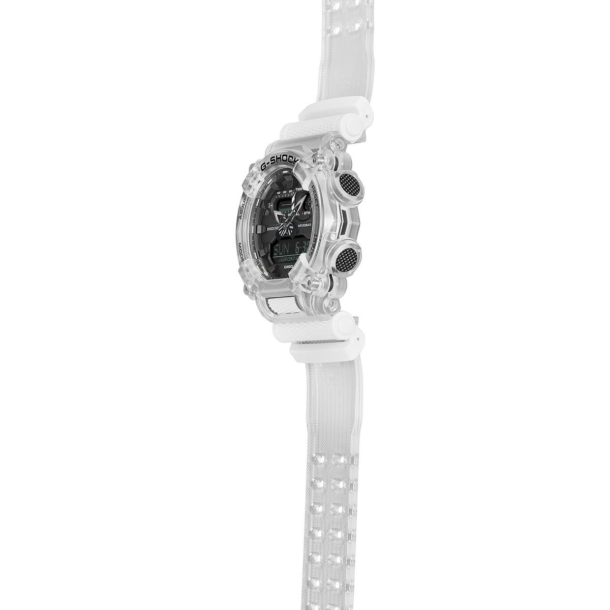 Casio G-Shock GA-900SKL-7ADR Sound Wave Analog-Digital Watch – detail view