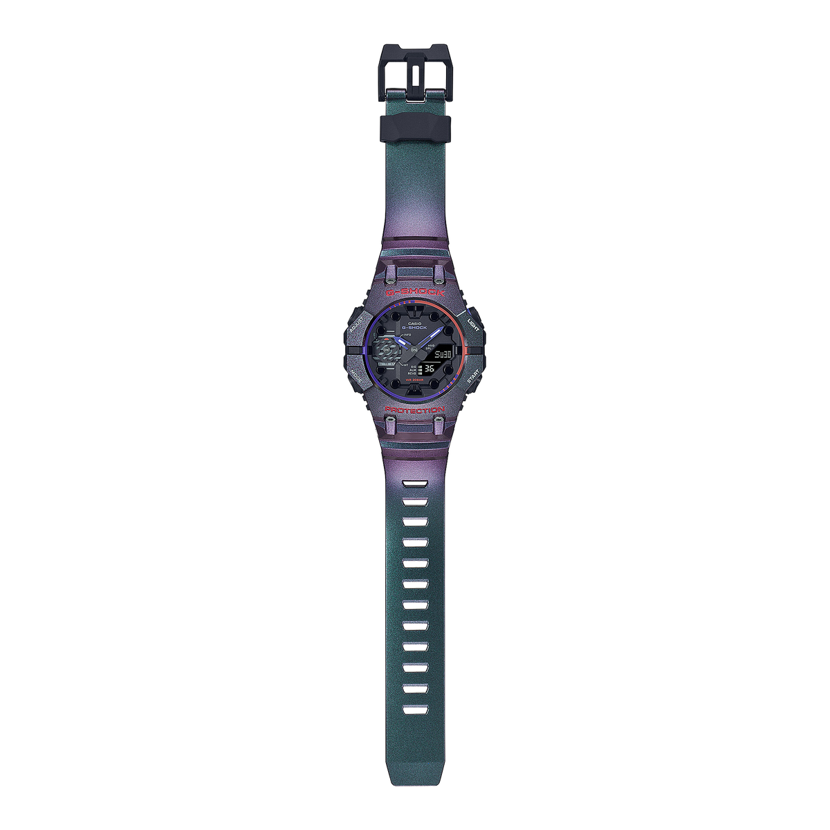 Casio G-Shock GA-B001AH-6A Polarized Colour Bluetooth Analog-Digital Watch – angle view