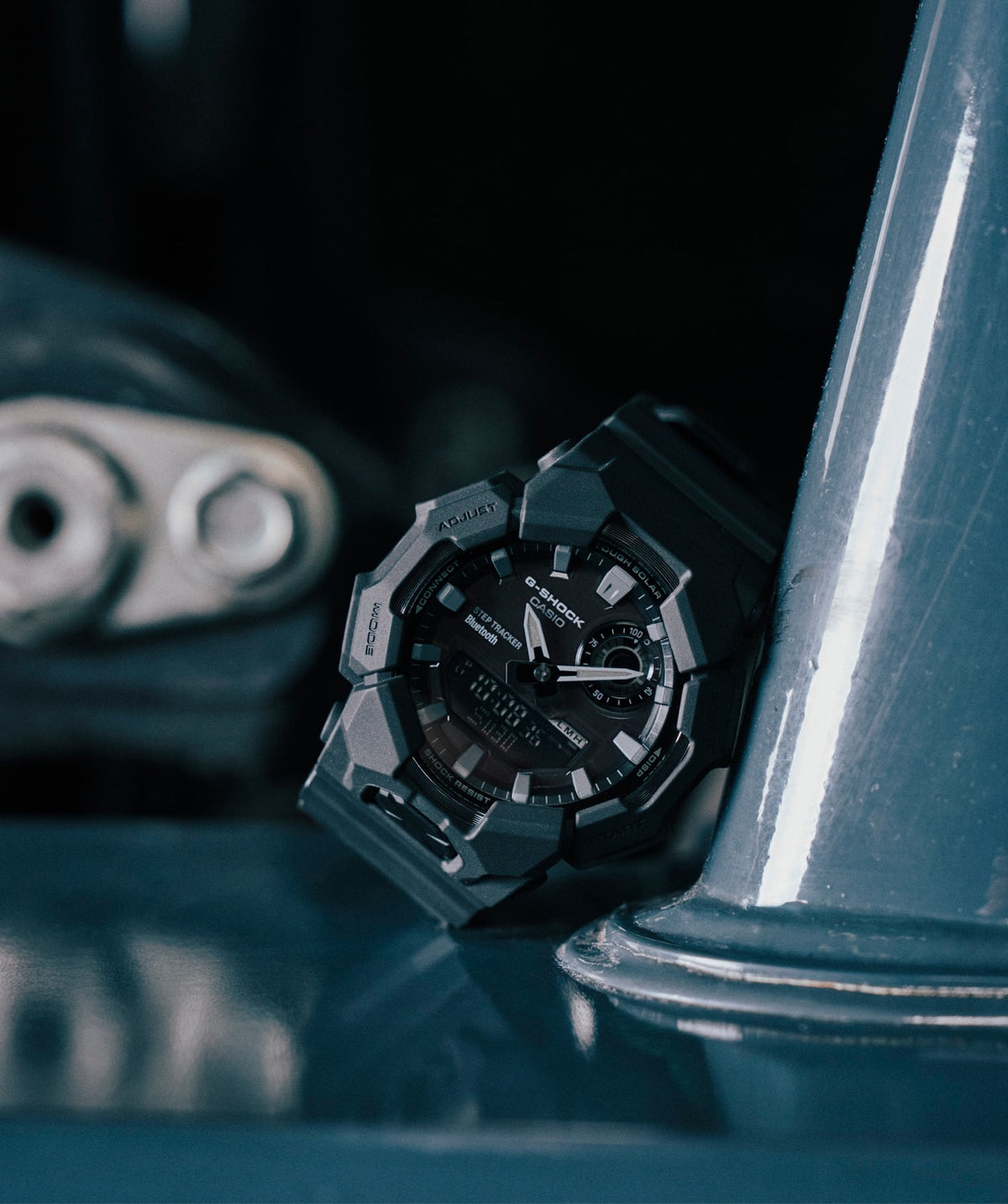 Casio G-Shock GA-B010-1A1 Bluetooth Analog-Digital Watch – Black White – lifestyle