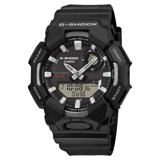 Casio G-Shock GA-B010-1A Bluetooth Analog-Digital Watch – Black – front view