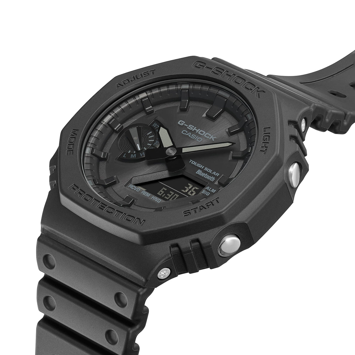 Casio G-Shock GA-B2100-1A1 CasiOak Solar Bluetooth Watch – detail view