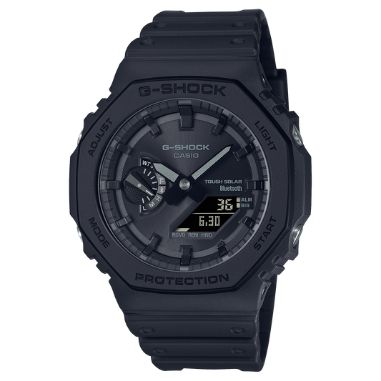 Casio G-Shock GA-B2100-1A1 CasiOak Solar Bluetooth Watch – front view