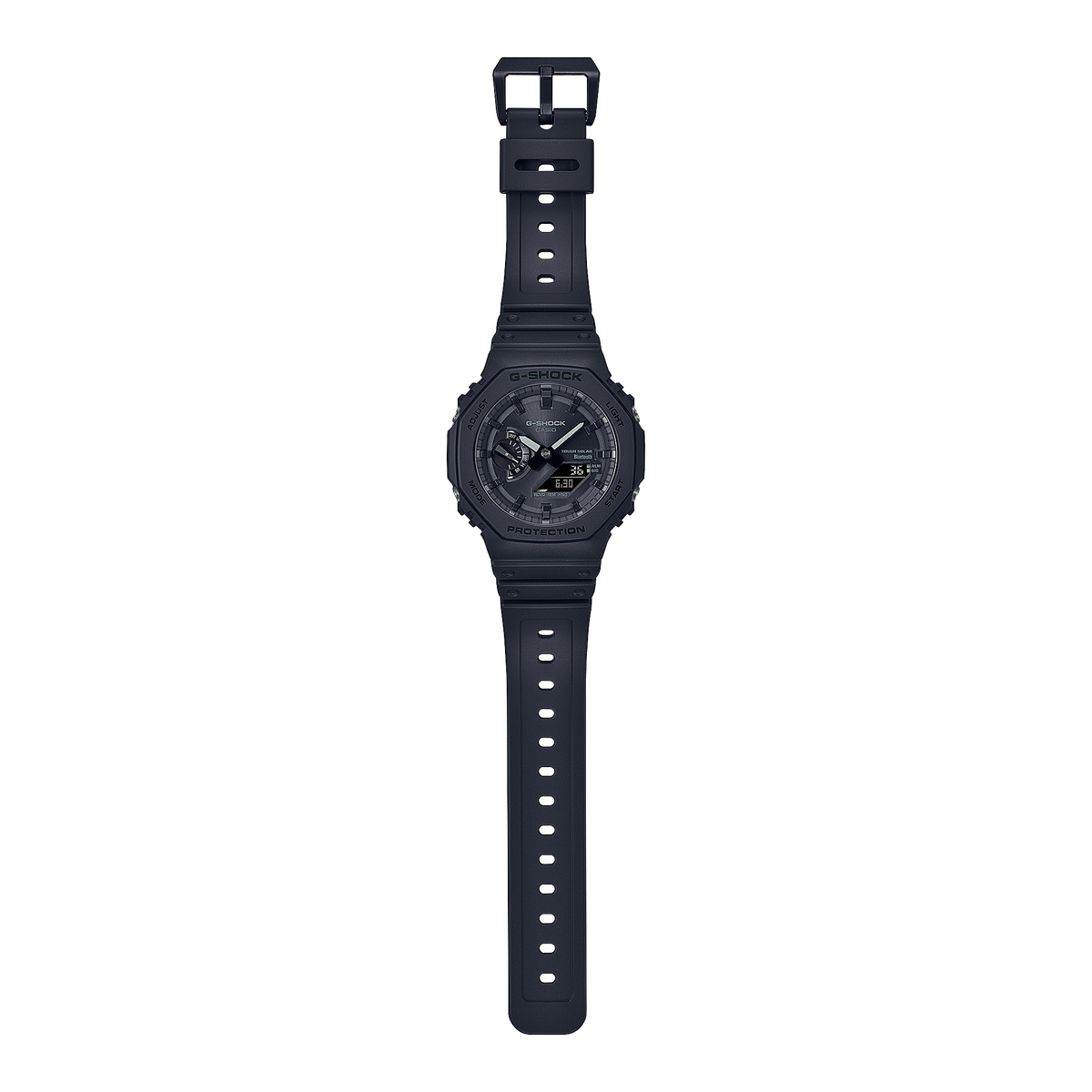 Casio G-Shock GA-B2100-1A1 CasiOak Solar Bluetooth Watch – angle view