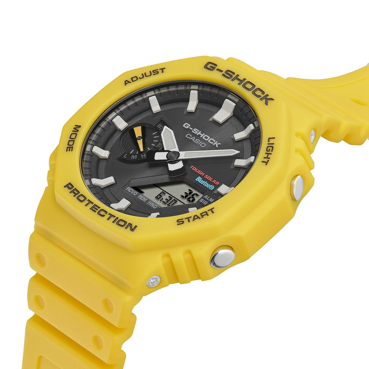 Casio G-Shock GA-B2100C-9A Solar Bluetooth Octagon Watch – detail view