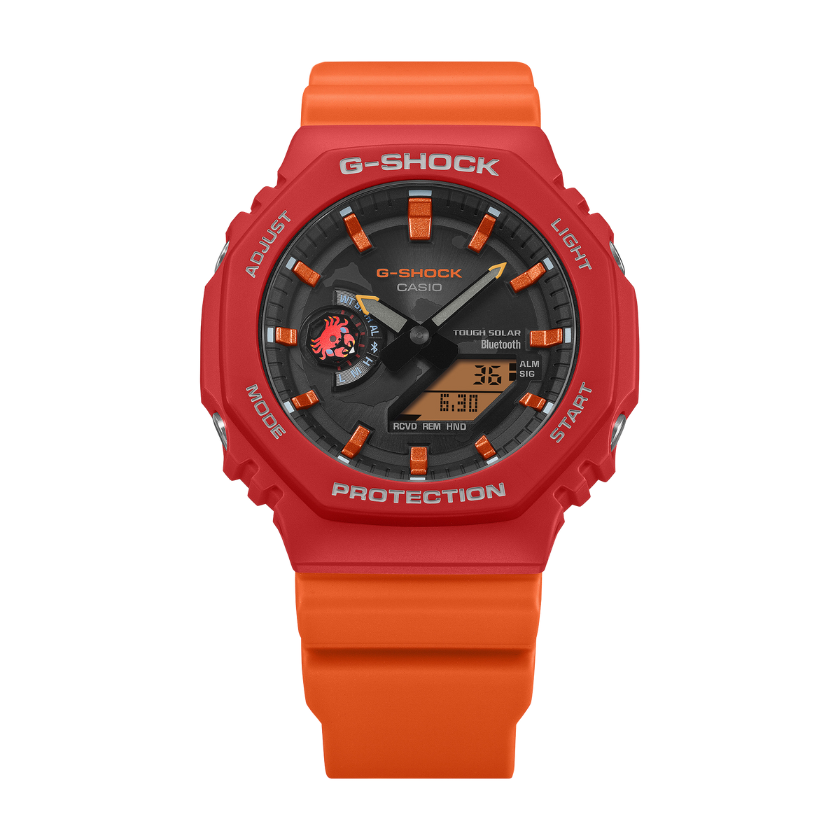Casio G-Shock GA-B2100DF-4A Charles Darwin Foundation Solar Bluetooth Watch – angle view