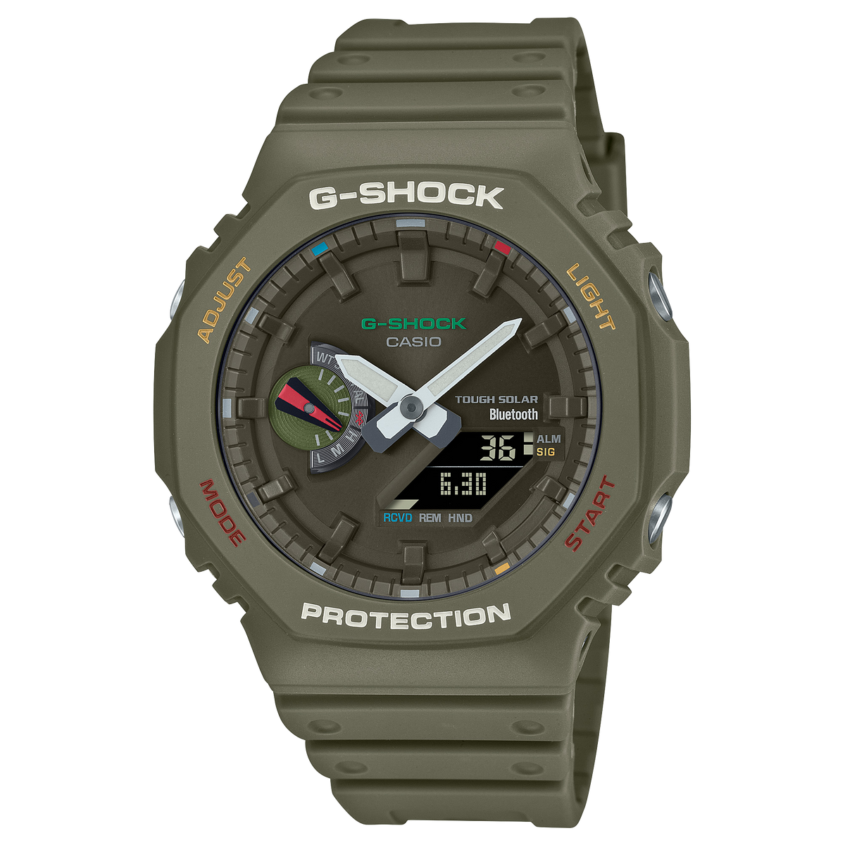 Casio G-Shock GA-B2100FC-3A Multicolour Accent Solar Bluetooth Watch product photo