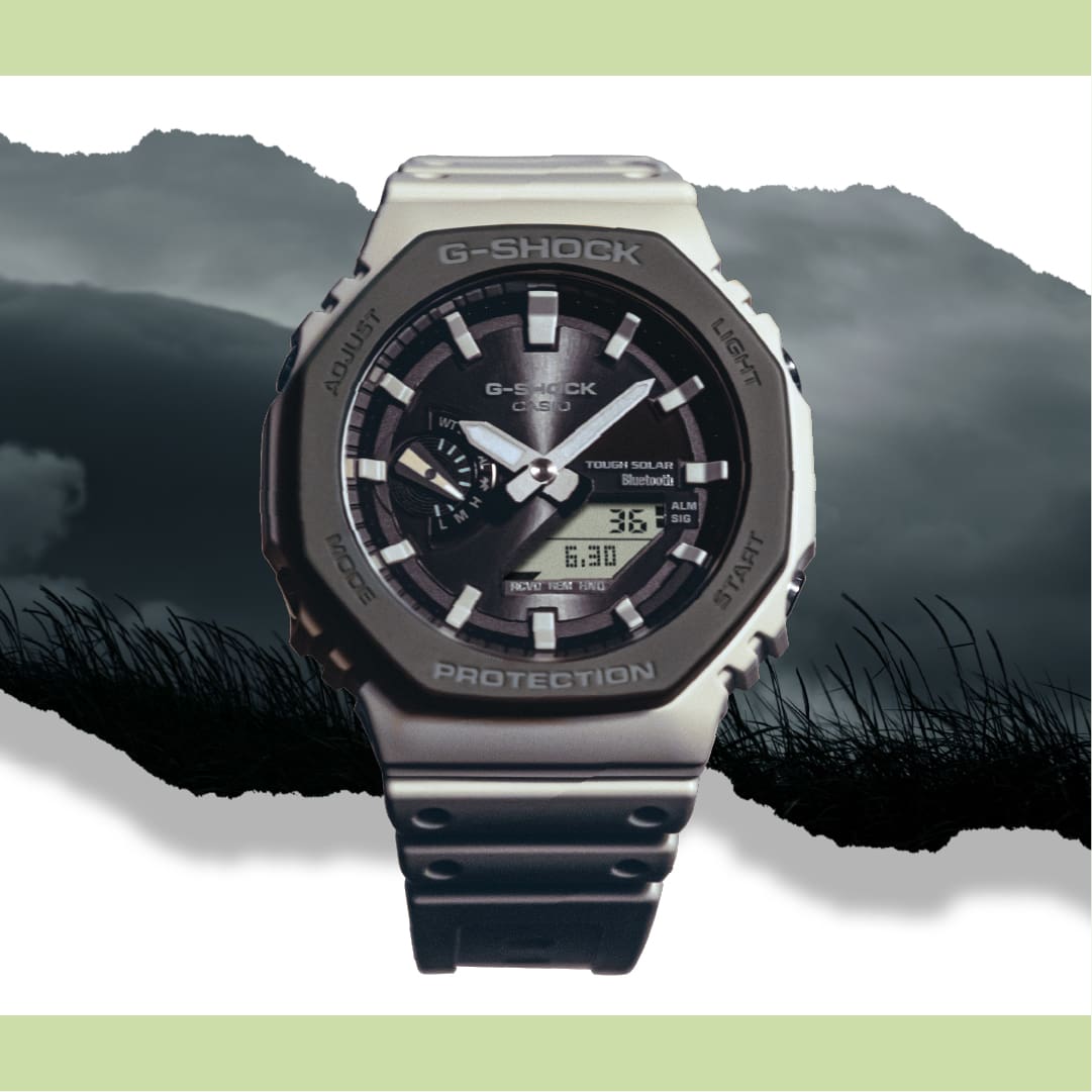 Casio G-Shock GA-B2100LUU-5A Urban Utility Solar Bluetooth Watch – detail view