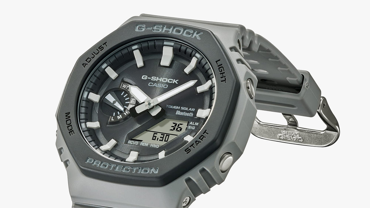 Casio G-Shock GA-B2100LUU-8A Solar Bluetooth Octagon Watch – bezel detail