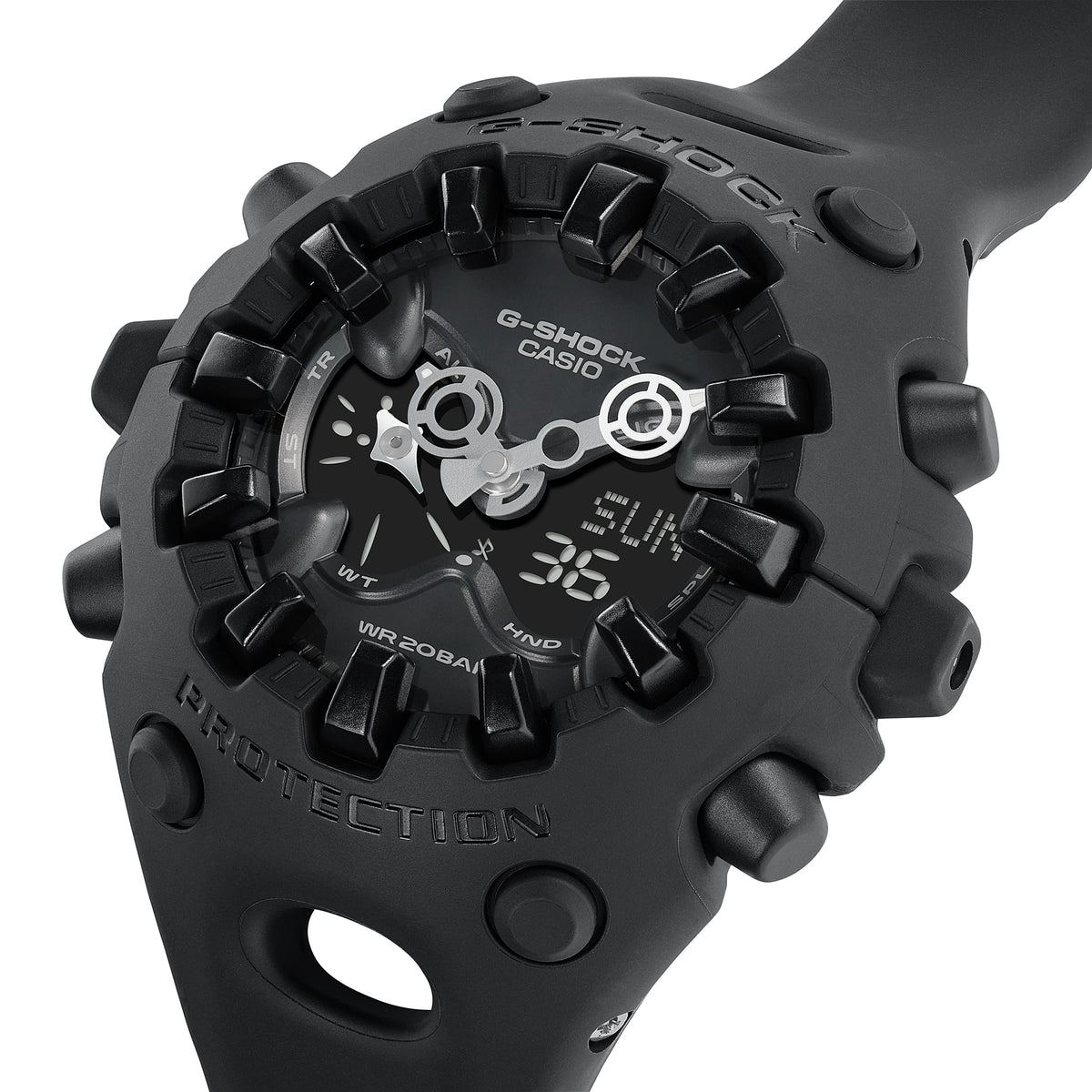 Casio G-Shock GA-V01-1A Oversized Analog-Digital Watch – side view