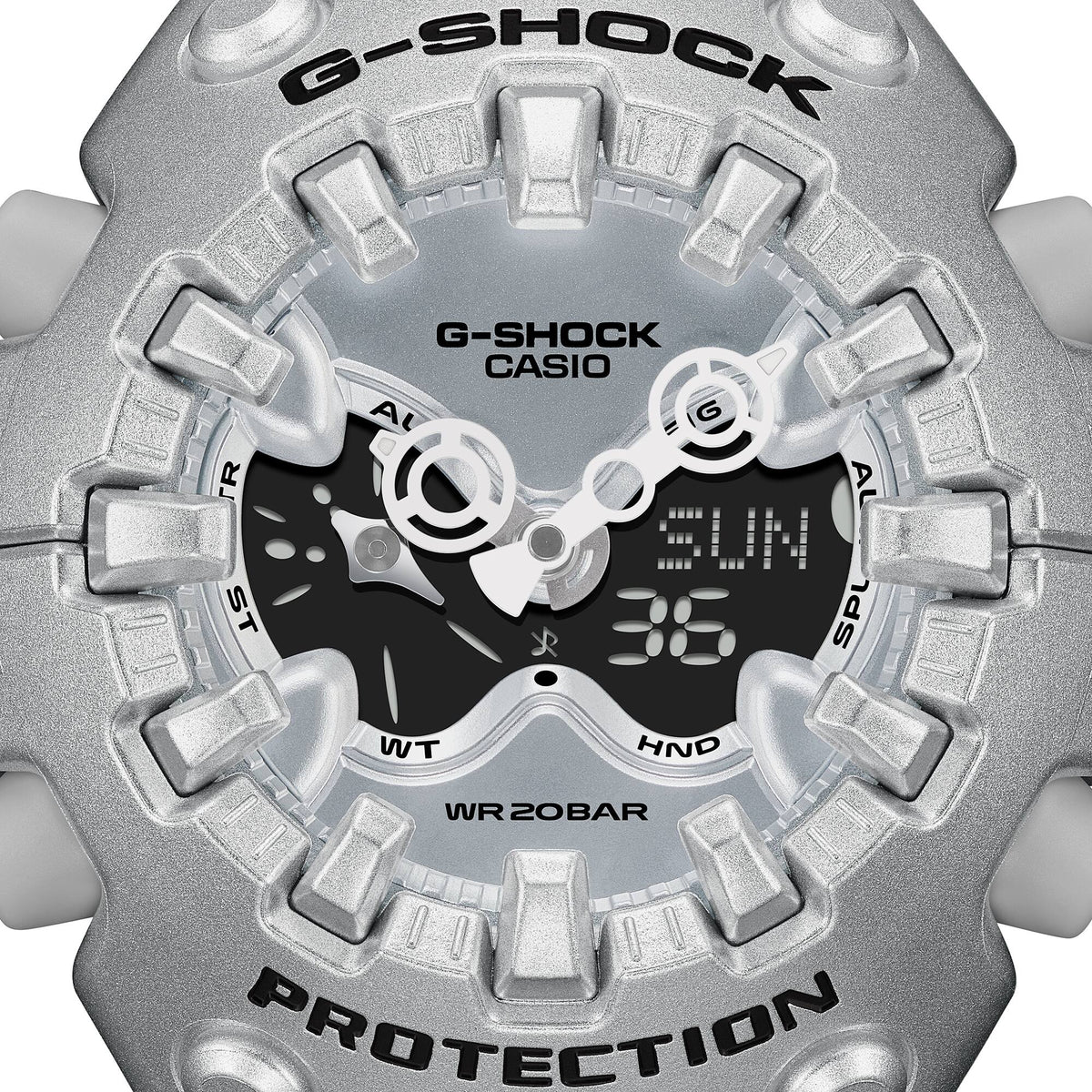 Casio G-Shock GA-V01A-8ADR Solar Analog-Digital Watch – Blue – side view