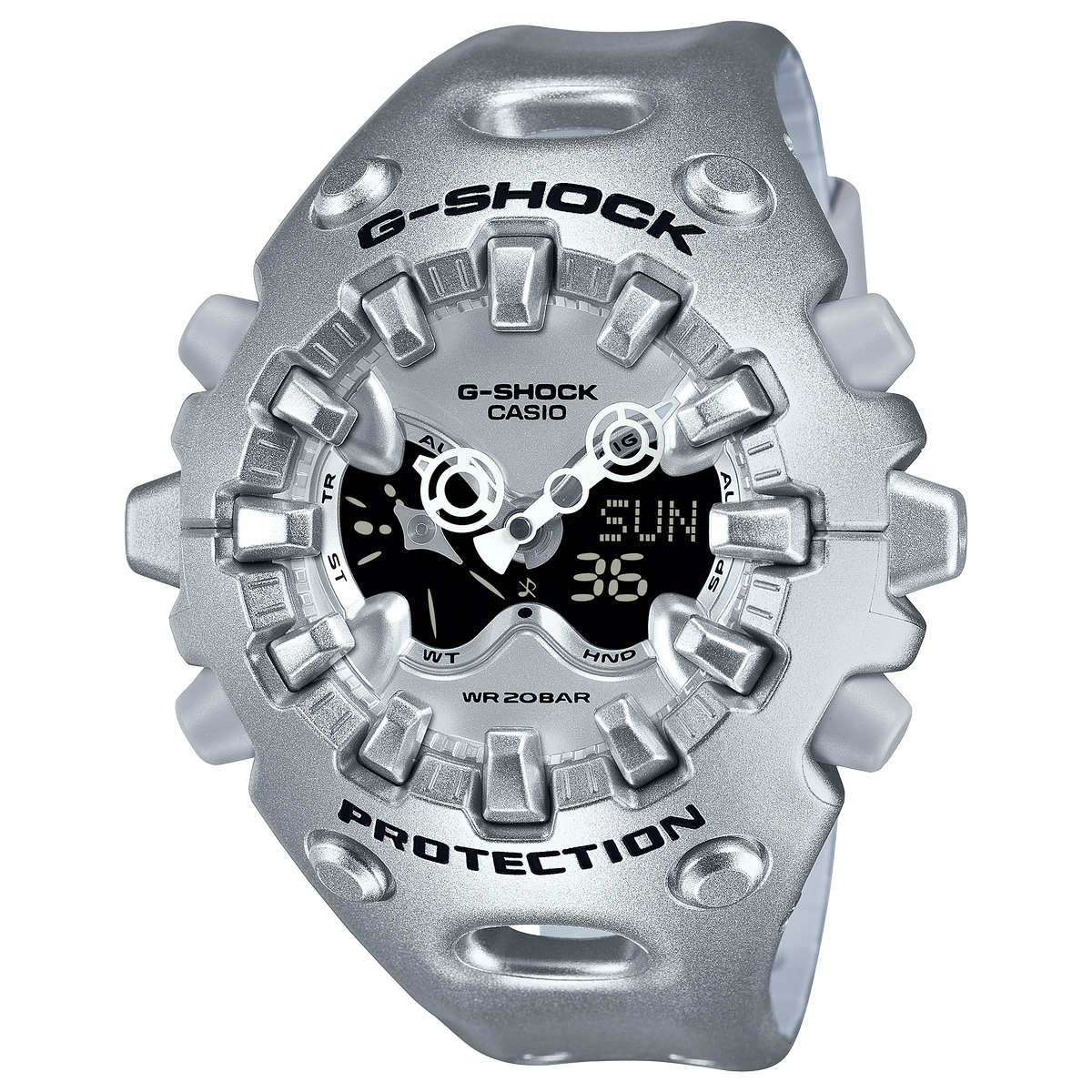 Casio G-Shock GA-V01A-8ADR Solar Analog-Digital Watch – Blue – front view