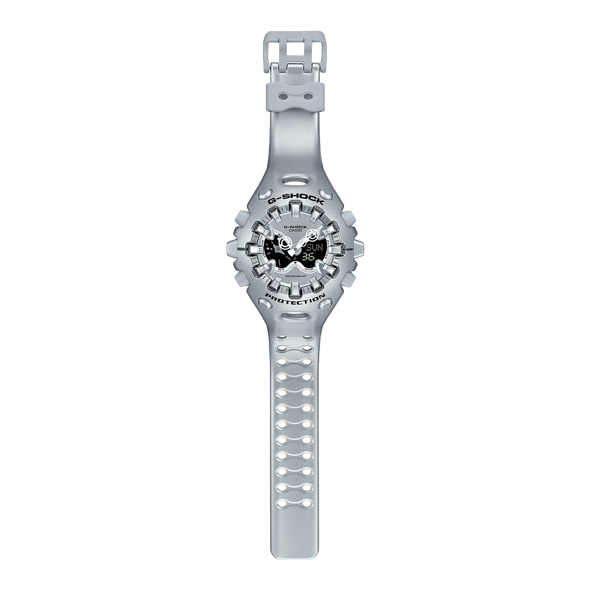 Casio G-Shock GA-V01A-8ADR Solar Analog-Digital Watch – Blue – angle view