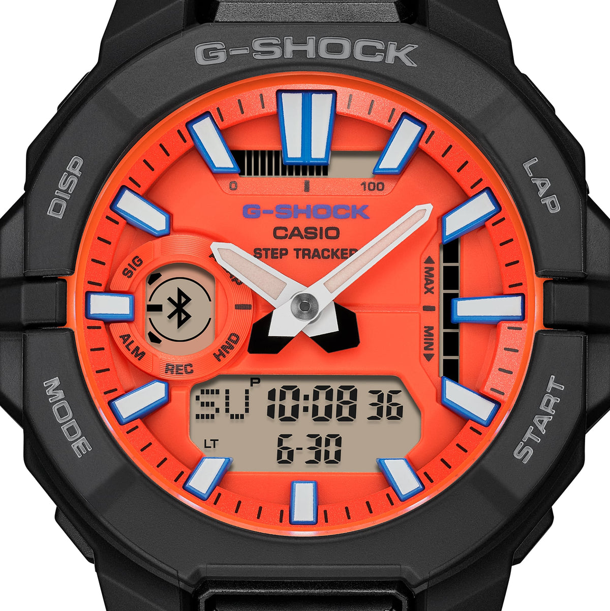 Casio G-Shock G-Squad GBA-950-1A4 Analog-Digital Running Watch – detail view