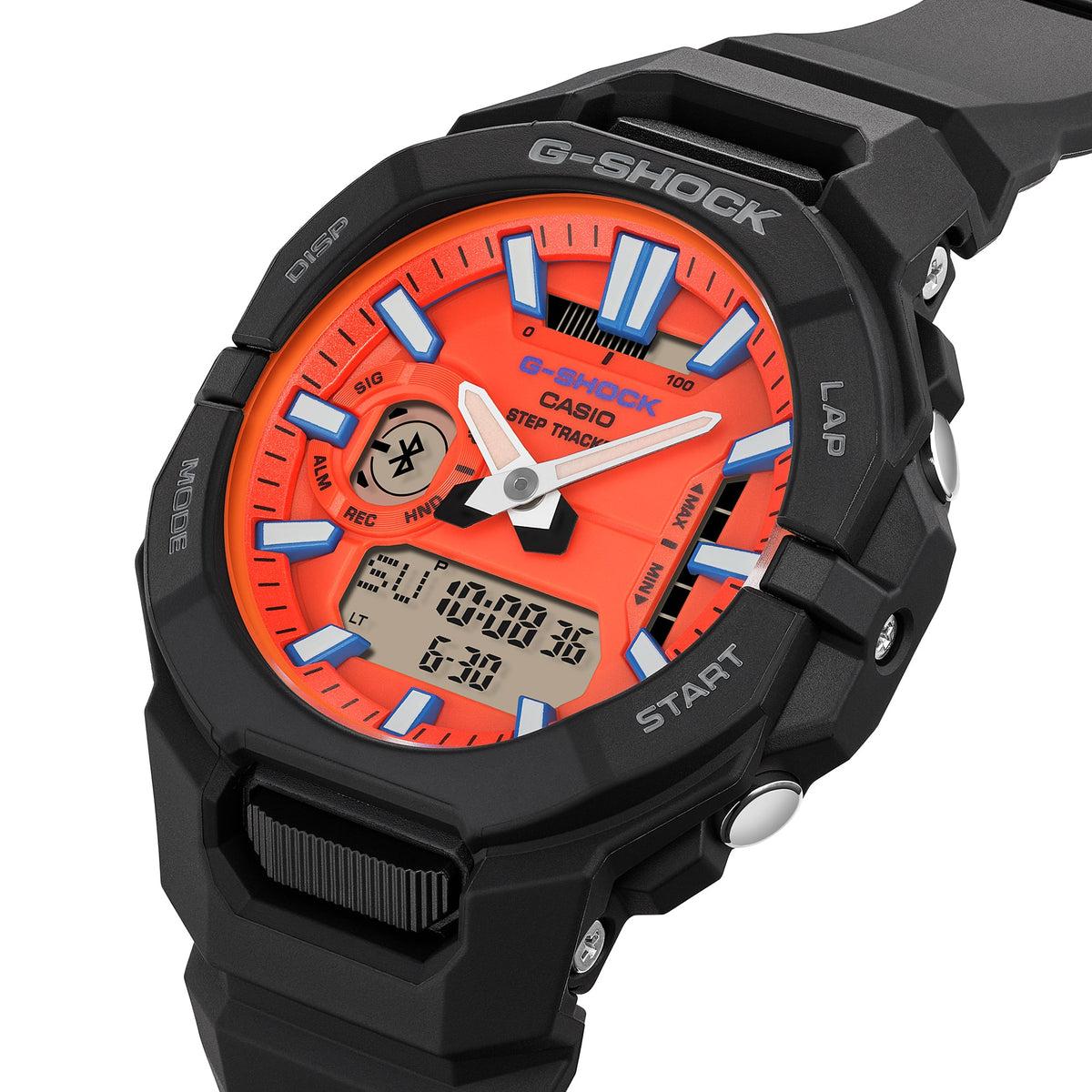 Casio G-Shock G-Squad GBA-950-1A4 Analog-Digital Running Watch – detail view