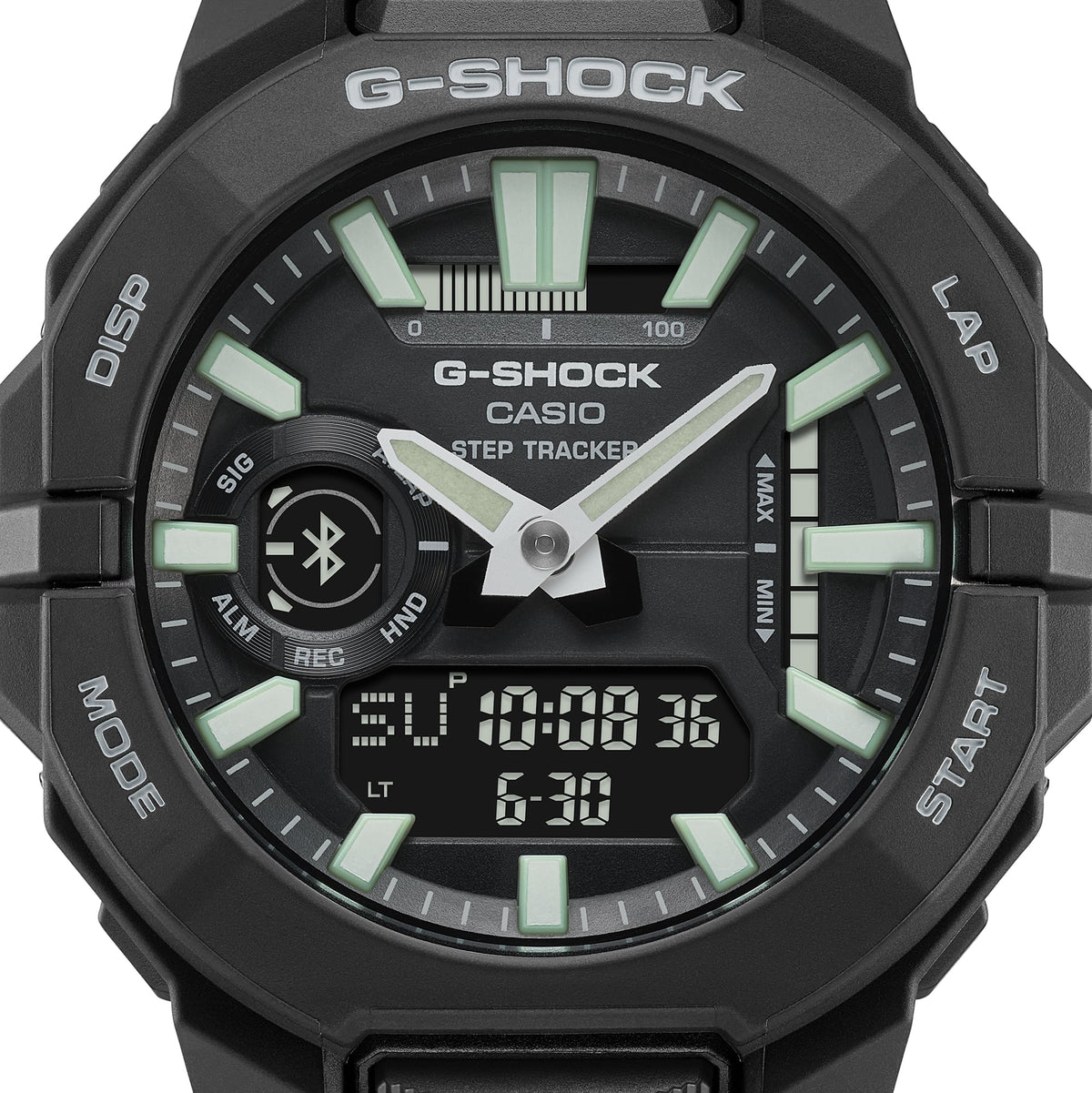 Casio G-Shock G-Squad GBA-950-1ADR Analog-Digital Running Watch – detail view