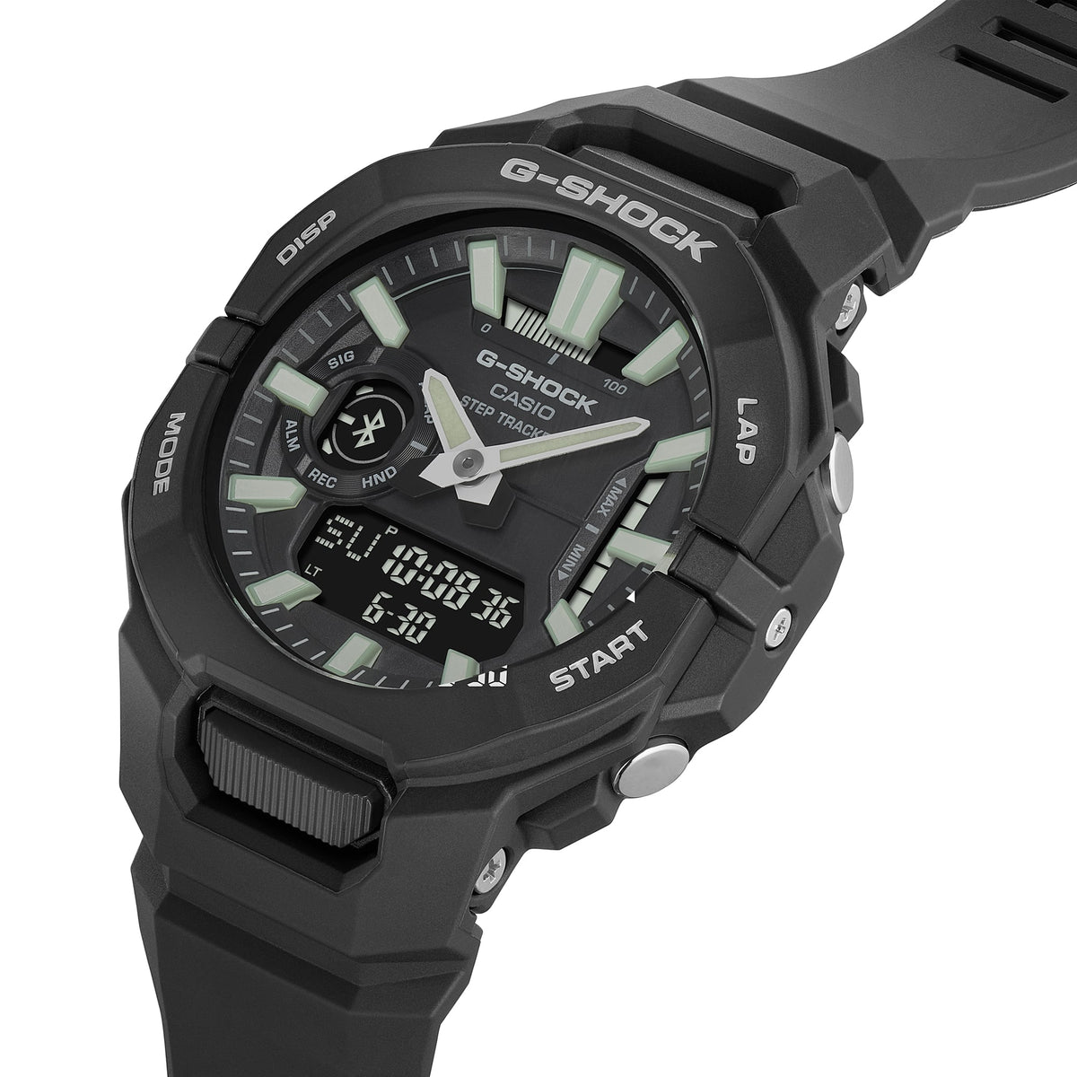 Casio G-Shock G-Squad GBA-950-1ADR Analog-Digital Running Watch – detail view